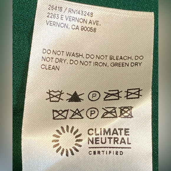 NWT Reformation Emerald Celestia Midi Spaghetti Strap Dress - Sz 8 - Picture 13 of 13